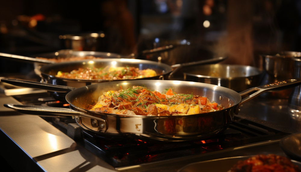 Poêle à frire en acier inoxydable : Découvrez cet outil de cuisine